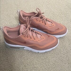 Nike Women's Sneakers - Tan and White